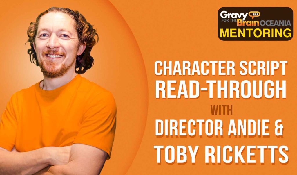 Character script read-through session with guest director Andie Spargo ...